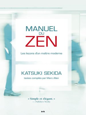cover image of Manuel du zen